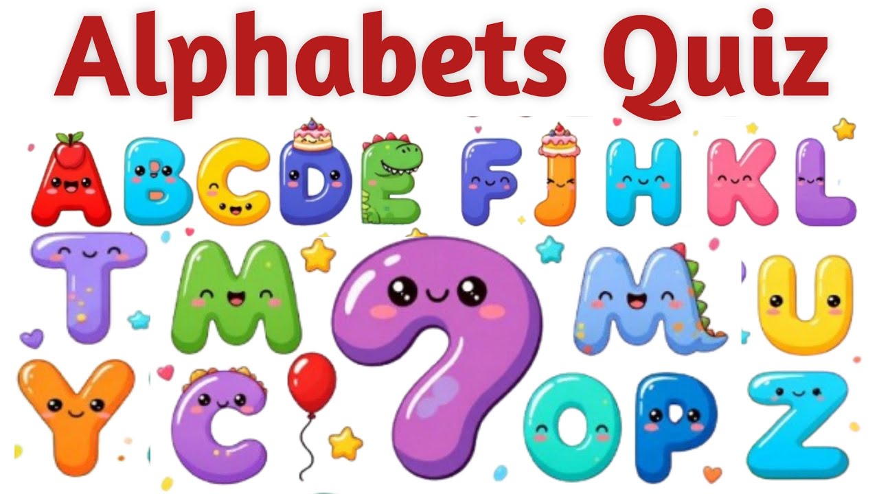 Alphabet Quiz for Kids 🔤 | Guess the Letters A to Z | Fun Learning ...