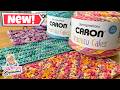 New Caron Tiramisu Cakes Yarn Swatches Five Colors Stitch Patterns Yarnspirations Crochet 
