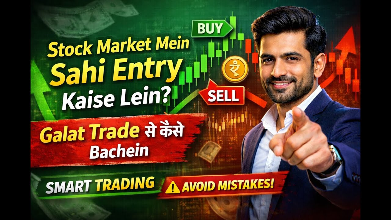 Stock Market Me Paisa Kyun Nahi Banta? 😱 | Sahi Entry, Risk Management & Smart Money Explained