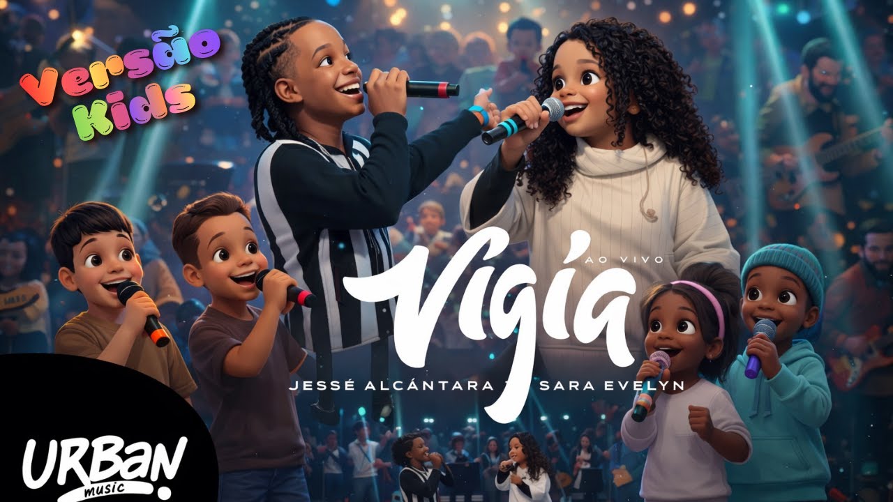 VIGIA | Sara Evelyn e Jessé Alcantara Versão Kids | O Louvor de Alerta e Preparação para Crianças