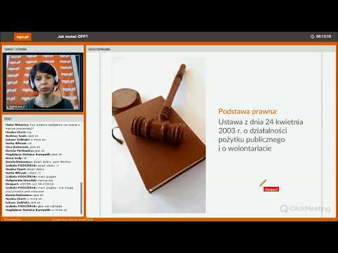 Webinarium portalu ngo.pl: Jak zostać OPP