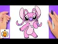How To Draw Angel Easy | Lilo And Stitch 