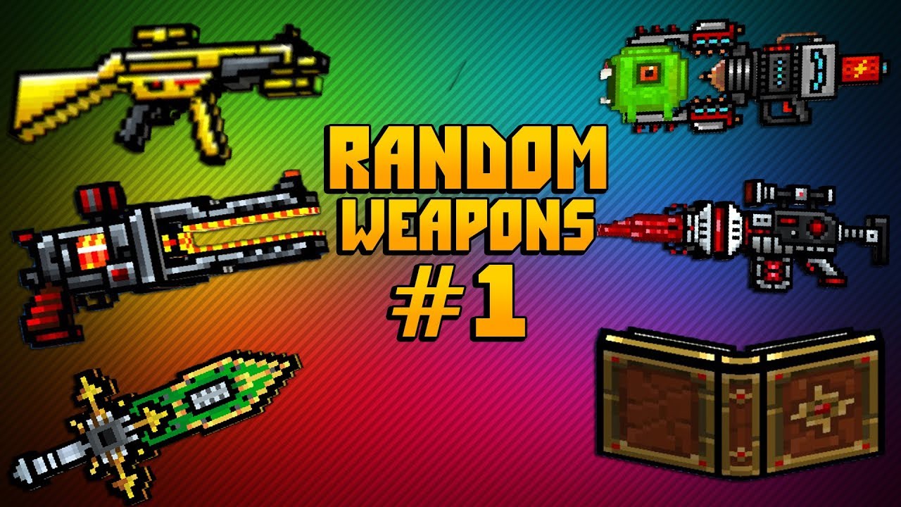 Pixel Gun 3D - Random Weapons #1 [Clan Siege Battle]