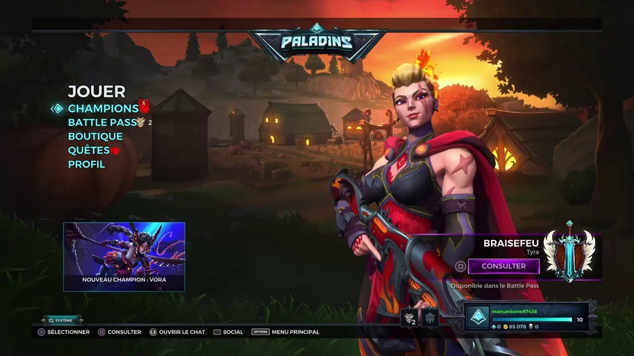 Live paladins avec@zantax_-gamer