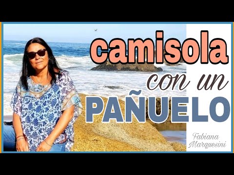 Cómo reciclar un PAÑUELO en una CAMISOLA - Fabiana Marquesini - 204