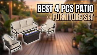 Best 4 PCS Patio Furniture 2026: Top 9 Outdoor Sets for Style & Comfort