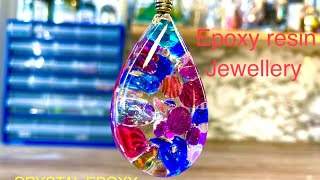 Resin art Amazing passionate love Double pendant Jewerly#epoxy #jewerly #art #craft #necklace