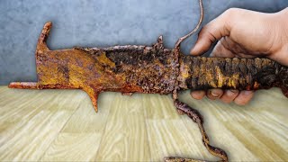 Restoration of the most unknown knife in the world - No one has seen