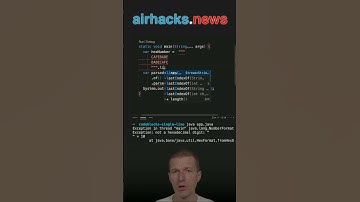 Treating a Code Block as Single Line #java #shorts #coding #airhacks