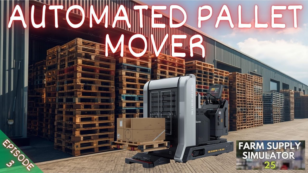 Автоматизированный паллетный погрузчик — Farm Supply Simulator 25 — Эпизод 3
