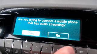 Through Bluetooth on 2012 Camaro 