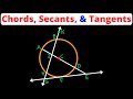Special Lines in Circles - Chords, Secants, Tangents | Geometry | Eat Pi