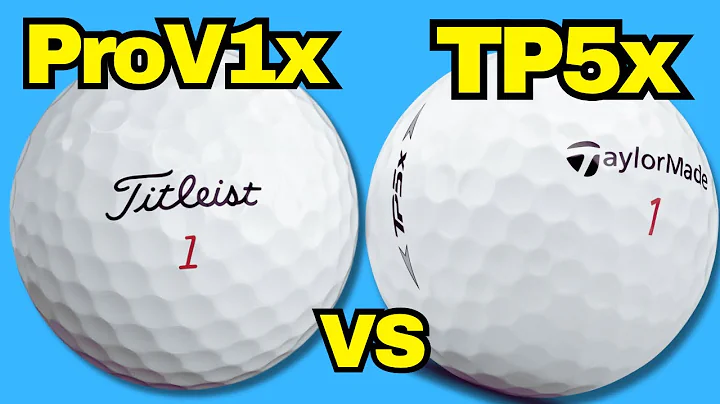 Cutting Open TaylorMade TP5x vs Titleist Pro V1x Golf Balls! (What’s inside?)