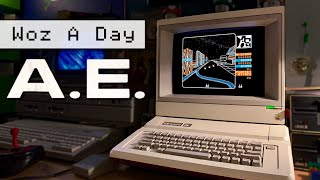 A.E. | Playing Every Apple II Floppy E227 | tactical Space Invaders screenshot 5