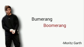 Bumerang, Moritz Garth - Learn German With Music, English Lyrics