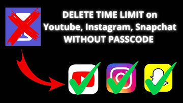 HOW to REMOVE TIME LIMIT on iPhone for Youtube, Instagram and Snapchat WITHOUT the PASSCODE !?