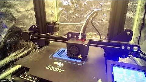 Raspberry Pi 4 case (bottom - blue) 3D print time lapse - Ender 3 Pro