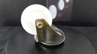 Stainless Steel Castors Nylon Swivel Bolt Hole