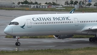 Cathay Pacific 1st Airbus A350-1000 B-LXA Takeoff from KIX 24L | Kansai Airport |