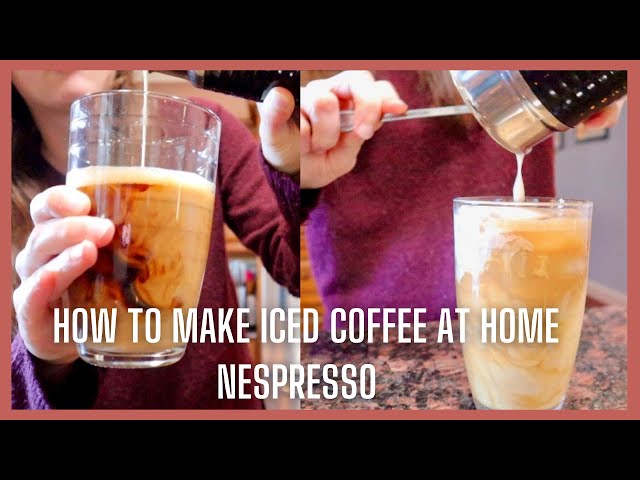 Nespresso Barista Masterclass – Iced Latte & Black Coffee Over Ice