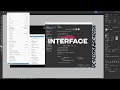 Interface adobe indesign