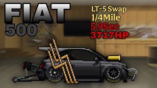 This 3717HP Fiat 500 can run 5.9 seconds in the 1/4 mile😱 - Pixel Car Racer This 3717HP Fiat 500 can run 5.9 seconds in the 1/4 mile😱 - Pixel Car Racer