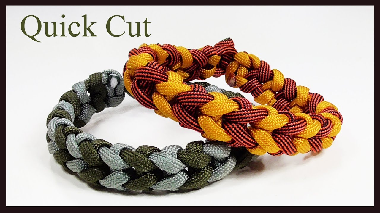 Paracord Bracelet: Overboard Bracelet Design Quick Cut - YouTube