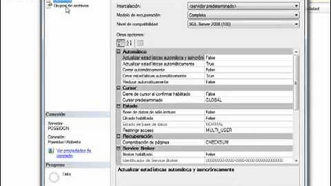 SQL Server 2008 SSMS Create DataBase