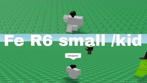 Roblox Fe Script Showcase | Fe Small / kid R6 | Fluxus and Hydrogen