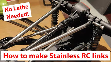 How to make RC Crawler links, No Lathe Needed!