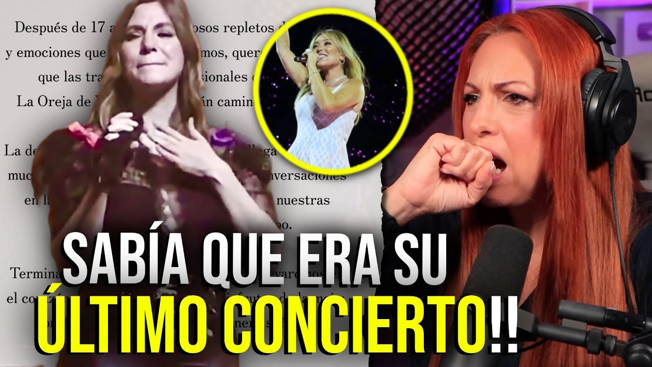 LEIRE ROMPE EN LLANTO con SU ÚLTIMA CANCIÓN con la OREJA DE VAN GOGH |  Vocal Coach Analiza
