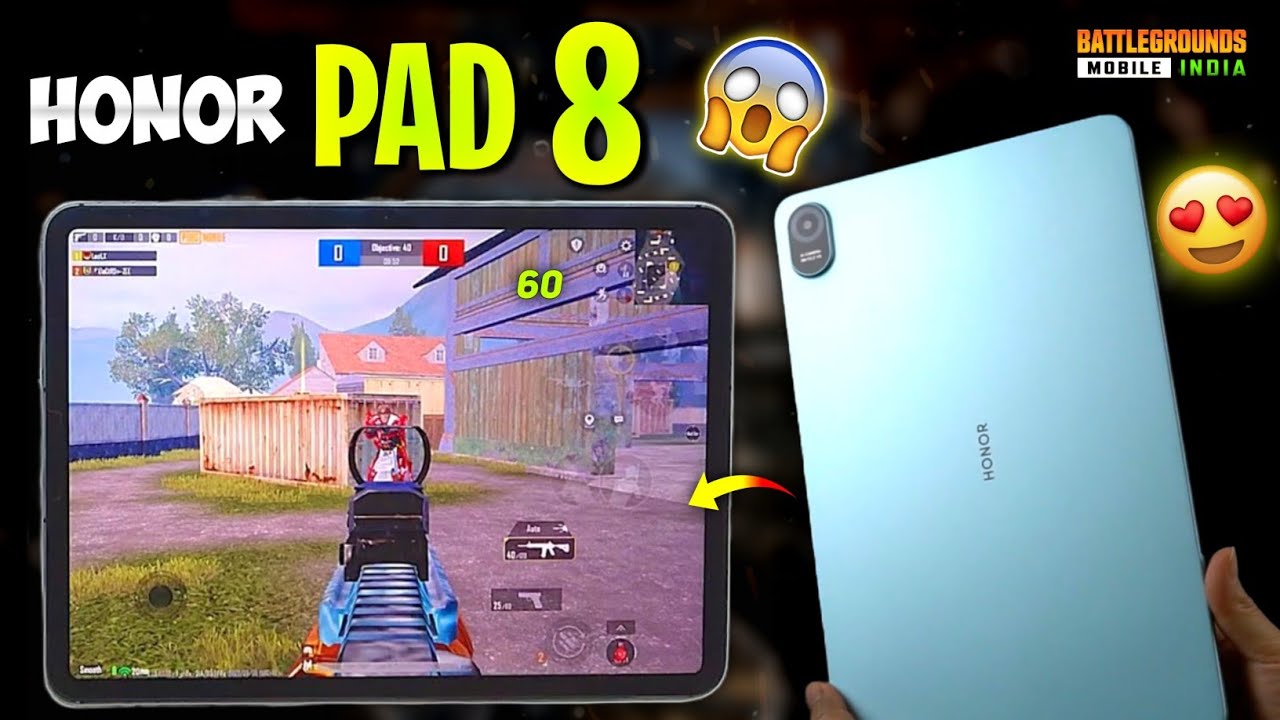 Honor Pad 8(Wifi Only)BGMI/PUBG Gaming Review!(Better Than ipad