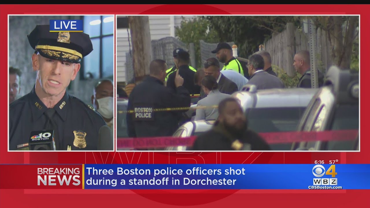 Suspect Dead, 3 Officers Shot After Standoff In Boston - YouTube