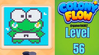 Colony Flow Level 56 Walkthrough Solution 