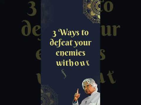 Video: 3 Ways to Beat Your Enemies