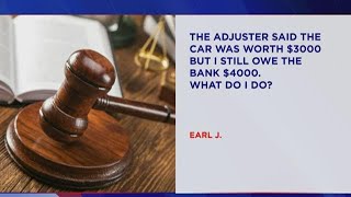 Ask the Attorney: Totaled car worth less than what's owed on it