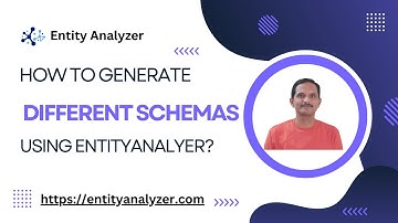 How to generate the different types of schemas