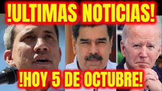 🔴 NOTICIAS DE VENEZUELA HOY 5 DE OCTUBRE 2022 NOTICIAS Última Hora hoy 5 DE OCTUBRE 2022 TODAY VNZLA