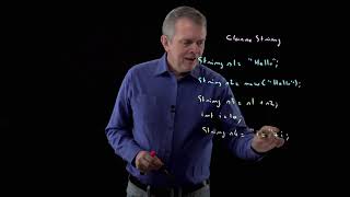 08 - String Class, creating character strings