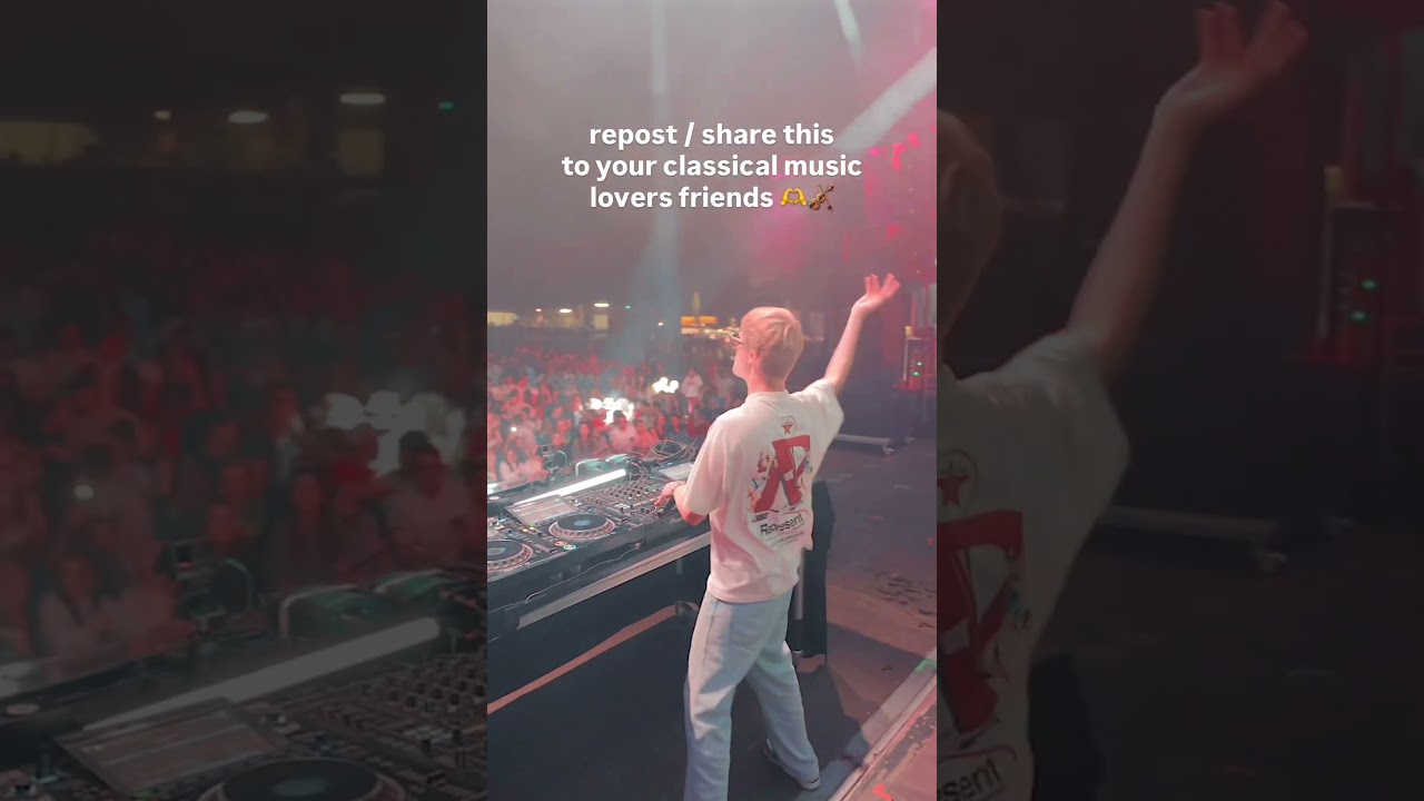 Nothing beats CLASSICAL MUSIC and TECHNO 🎻🤯