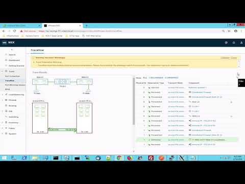 NSX-T Traceflow and Port Connection