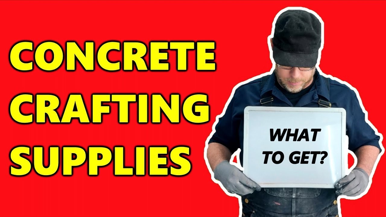 Buying Materials for Decorative Concrete Crafting