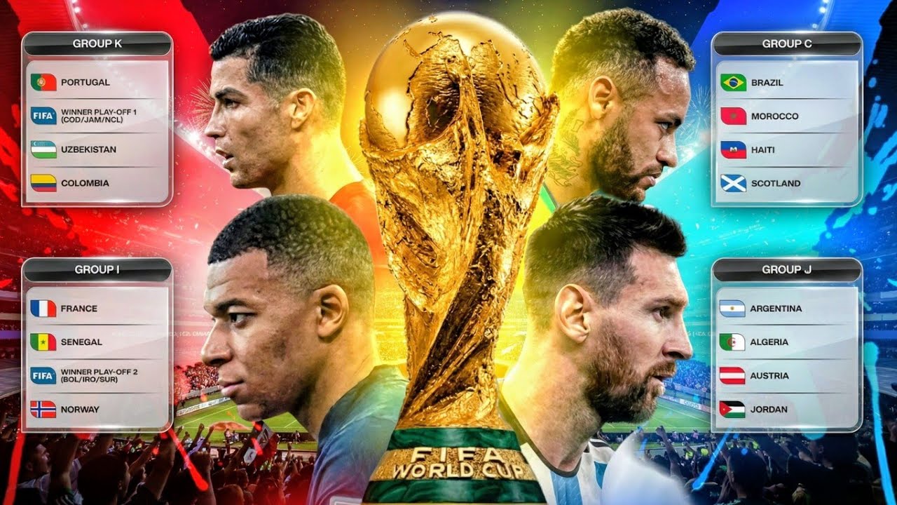 MESSI VS RONALDO in WORLD CUP 2026 | OFFICIAL GROUPS ARE HERE..!