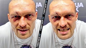 OLEKSANDR USYK SURPRISING REACTION TO BEATING ANTHONY JOSHUA "IT WASNT THAT DIFFICULT"