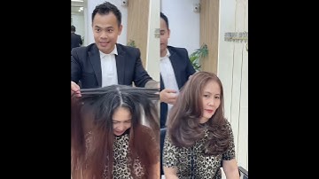 Tóc bạc đừng nhuộm nâu đen,mà đổi sang màu này nhé mấy chị