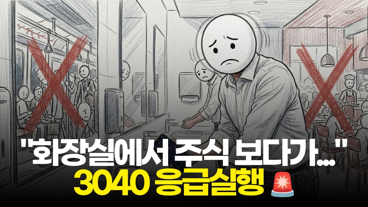 매일 화장실에서 주식창 보는 3040 직장인 필수 시청 (매주 응급실 실려가는 진짜 이유)