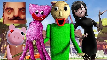 Hello Neighbor - My New Neighbor Mavis Dracula Kissy Missy Piggy Baldi Final History Gameplay