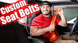 How to install CUSTOM Seat Belts! [EASY] - YouTube