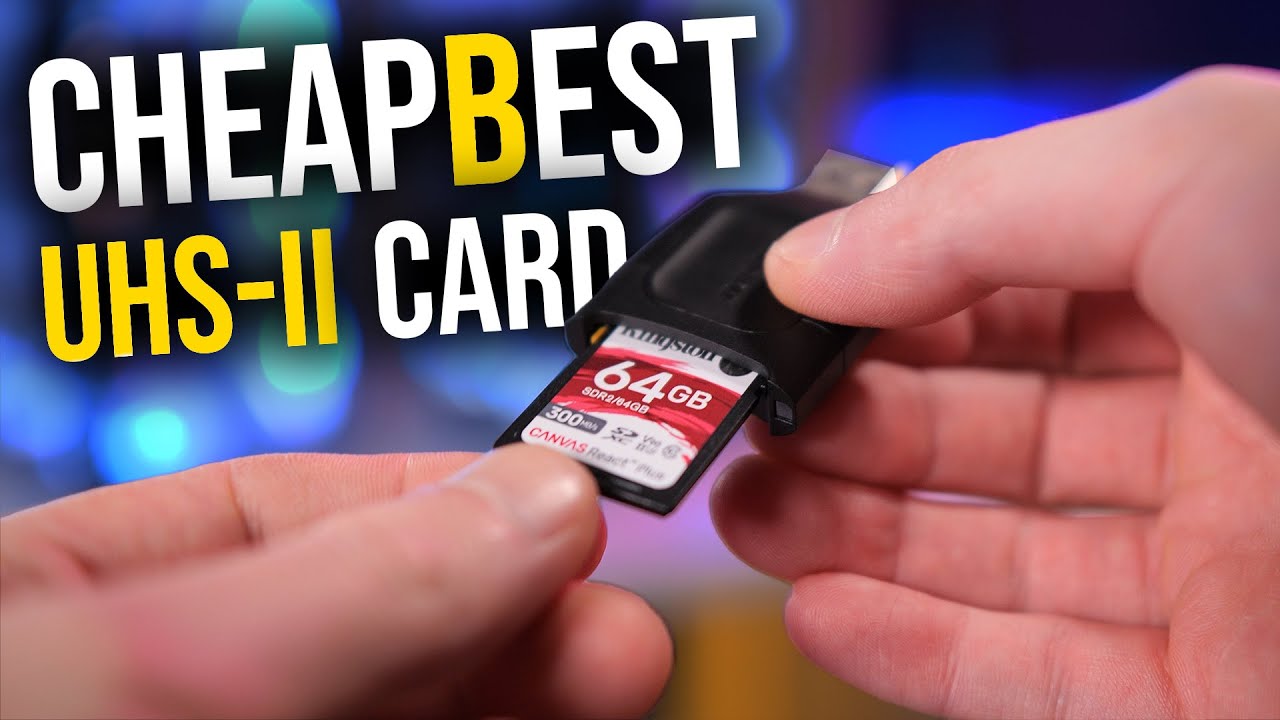 The BEST UHSII SD CARD for 4K 10bit video *very cheap* YouTube