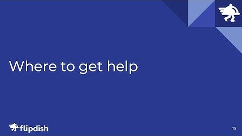 Where to get help - Flipdish